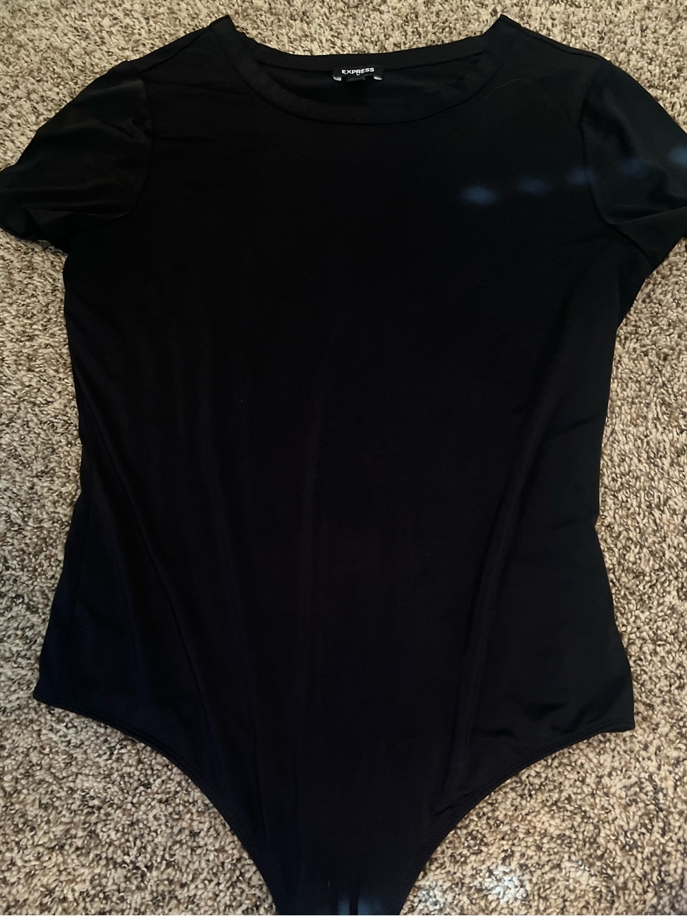 Express Black Short Sleeve Bodysuit